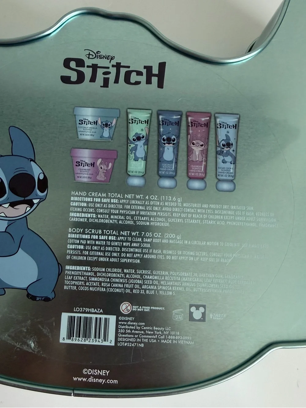 New Disney Stitch 5-Piece Body Care Set